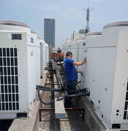 青神中央空调制热和不制冷系统维修方法